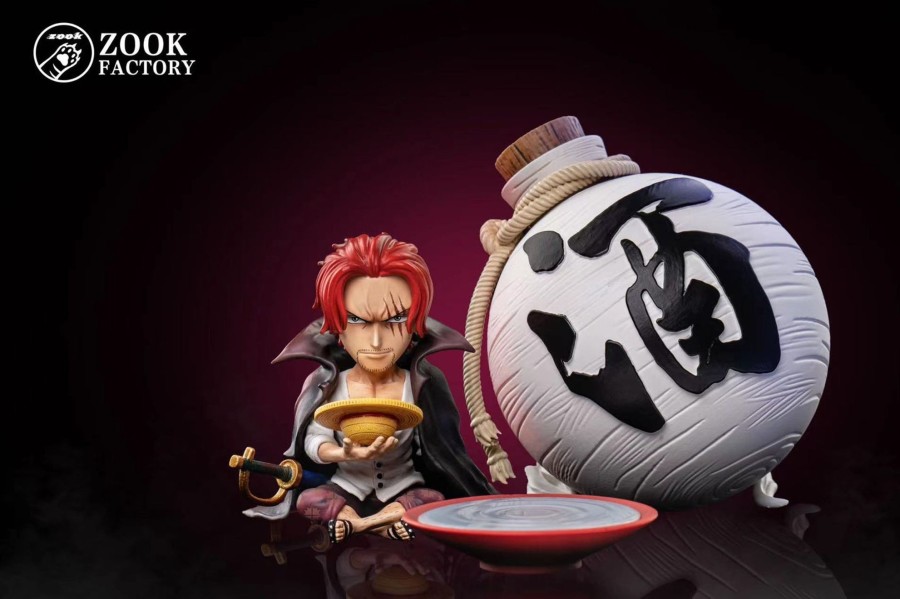 Statues/Figures ZOOK FACTORY STUDIO One Piece | Zook Factory Studio One Piece: Four Emperor Series 1. Red-Haired Sha