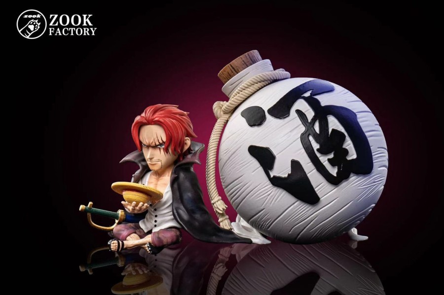 Statues/Figures ZOOK FACTORY STUDIO One Piece | Zook Factory Studio One Piece: Four Emperor Series 1. Red-Haired Sha