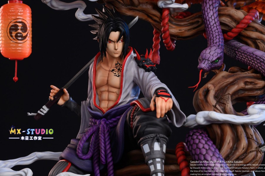 Statues/Figures MU XING STUDIO Naruto | Mu Xing Studio Naruto: Sasuke Uchiha [Discontinued]