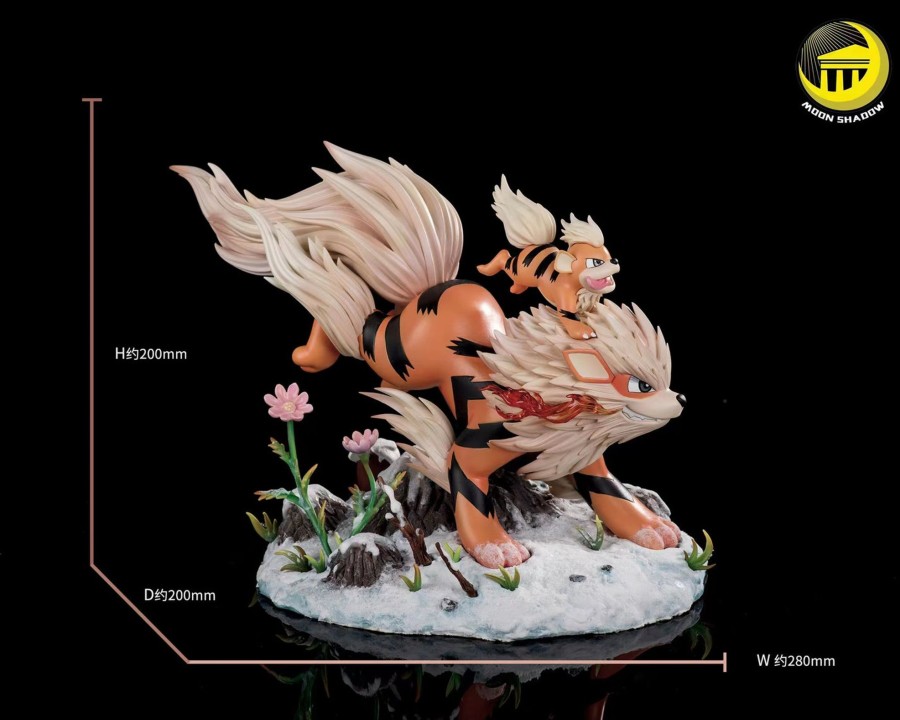 Statues/Figures MOON SHADOW STUDIO Pokemon | Moon Shadow Studio Pokemon: Arcanine Family [Sold Out]