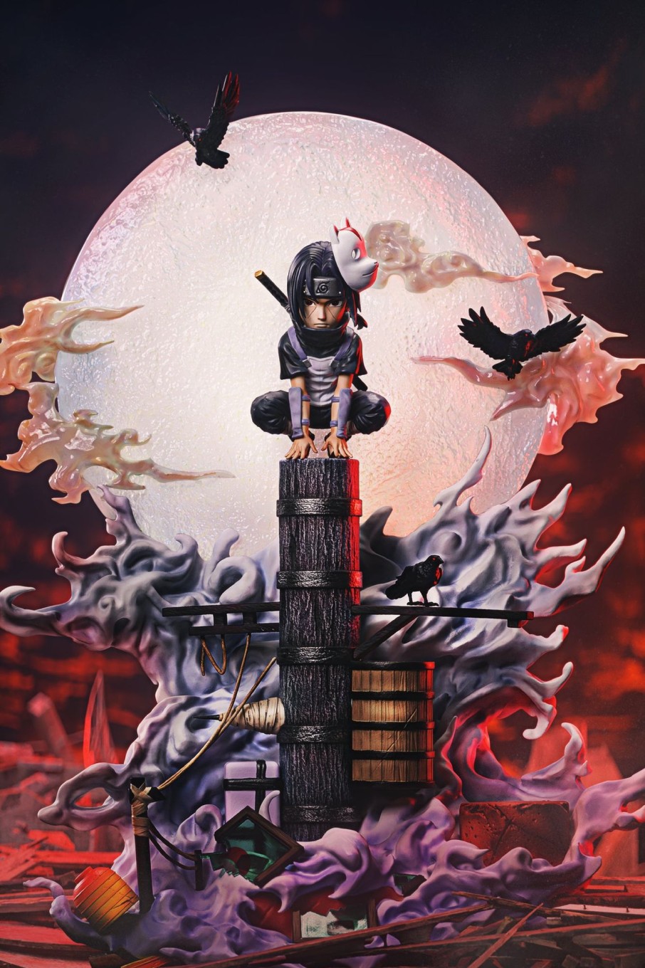 Statues/Figures G5 STUDIO Naruto | G5 Studio Naruto: Konoha Anbu Itachi [Pre-Order]