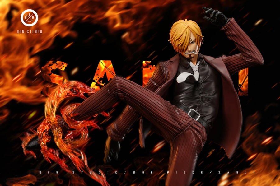 Statues/Figures GIN STUDIO One Piece | Gin Studio One Piece: New World Series 2. Black Leg Sanji [Pre-Order