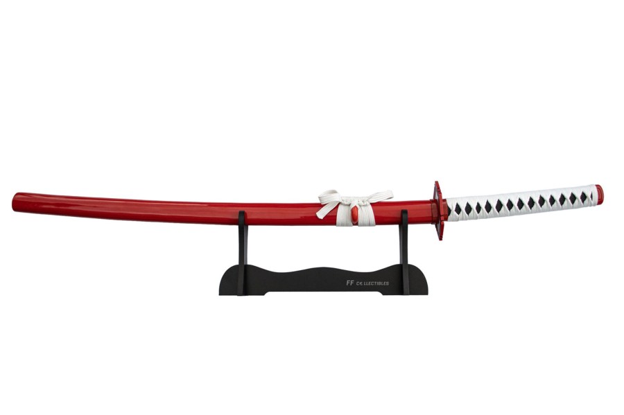 Anime Swords FF COLLECTIBLES | Demon Slayer Giyu Tomioka'S Nichirin Sword (W Free Sword Stand)