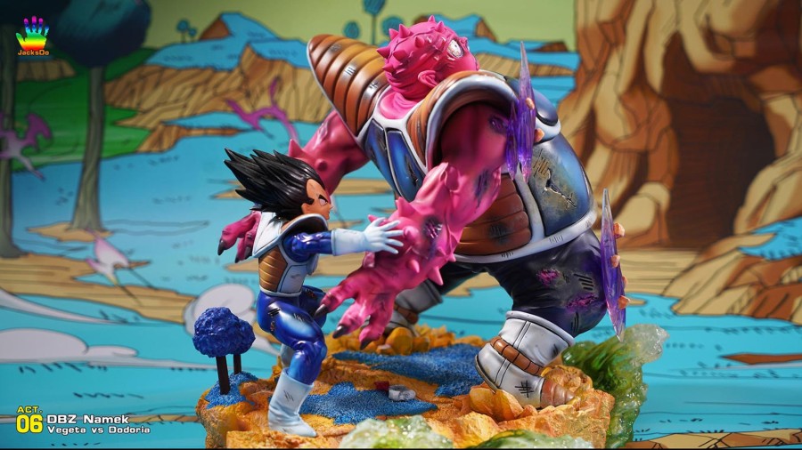 Statues/Figures JACKSDO STUDIO Dragon Ball | Jacksdo Studio Dragon Ball Z: Namek Series Act.06 Vegeta Vs Dodoria