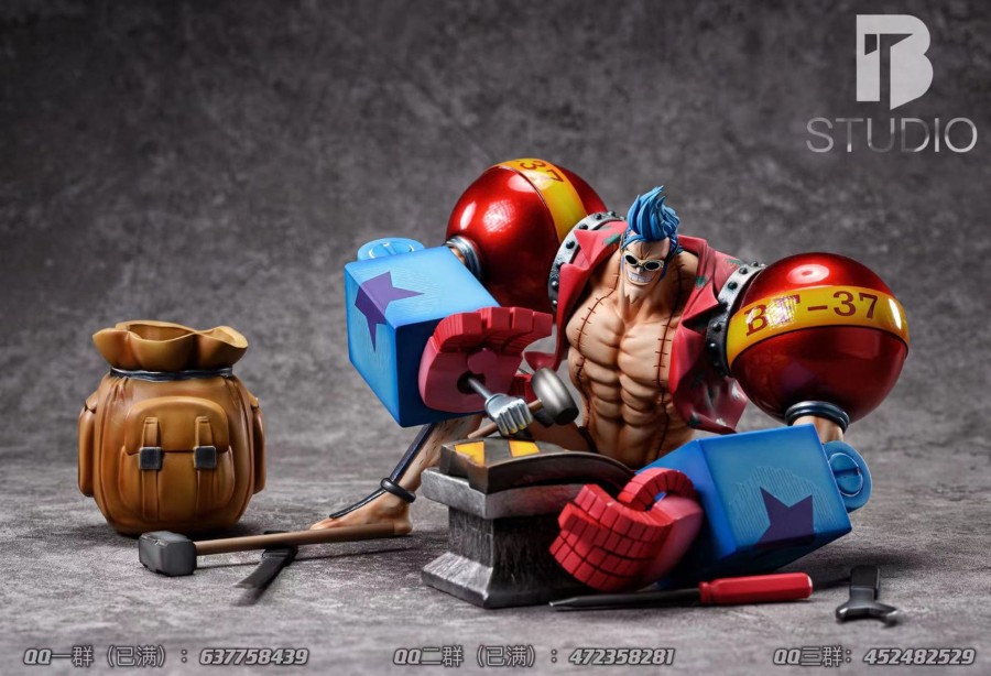 Statues/Figures BT STUDIO One Piece | Bt Studio One Piece: Sitting Pose Series Franky [Pre-Order]