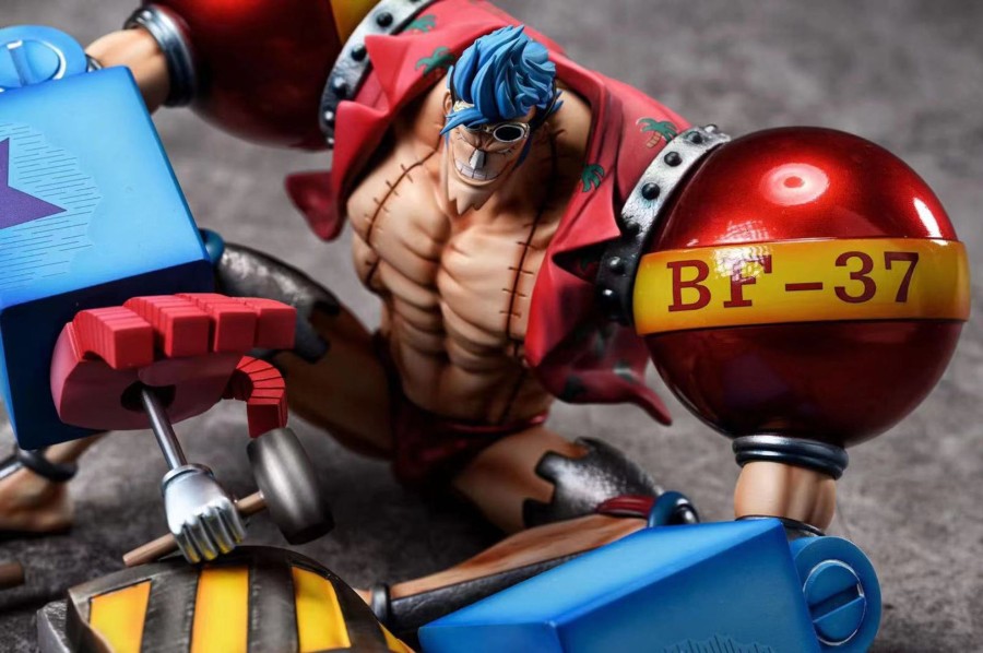 Statues/Figures BT STUDIO One Piece | Bt Studio One Piece: Sitting Pose Series Franky [Pre-Order]