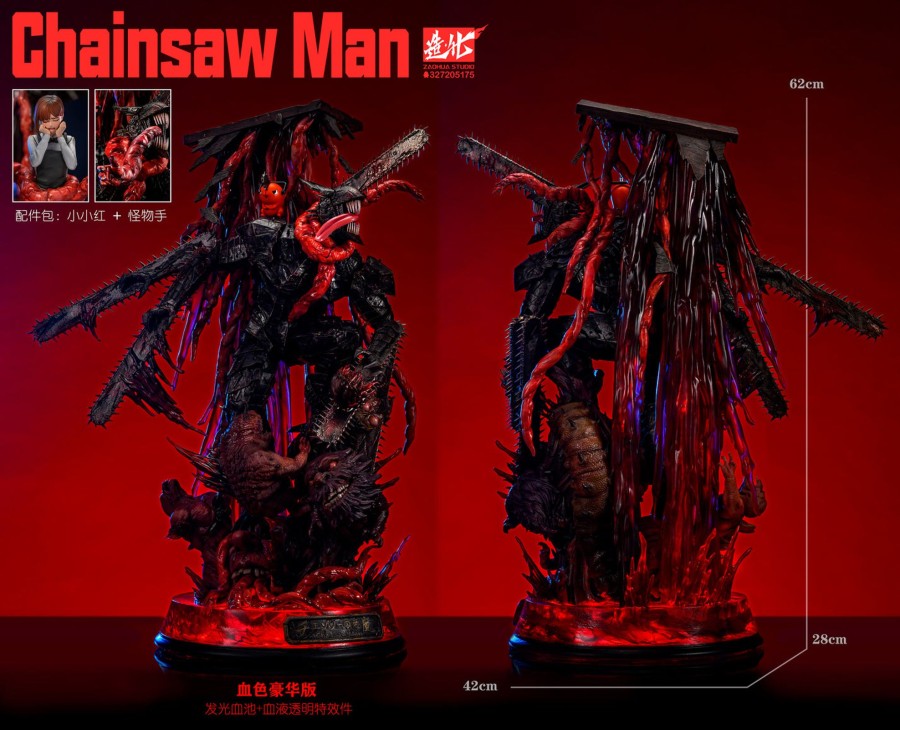 Statues/Figures ZAOHUA STUDIO Chainsaw Man | Zaohua Studio Chainsaw Man: Chainsaw Devil "The Hero Of Hell" [In St