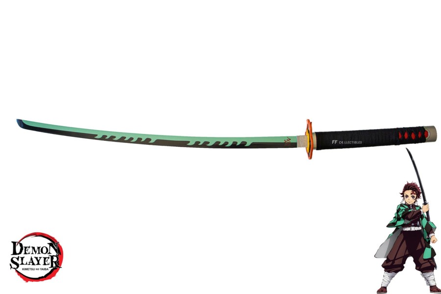 Anime Swords FF COLLECTIBLES | Demon Slayer - Tanjiro Kamado'S Nichirin Sword Final Version (Free Swo