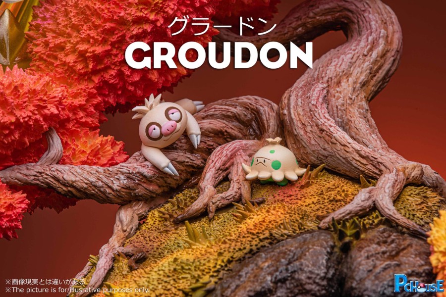 Statues/Figures PC HOUSE STUDIO Pokemon | Pc House Studio Pokemon: Ground-Type Series, Groudon [Pre-Order]