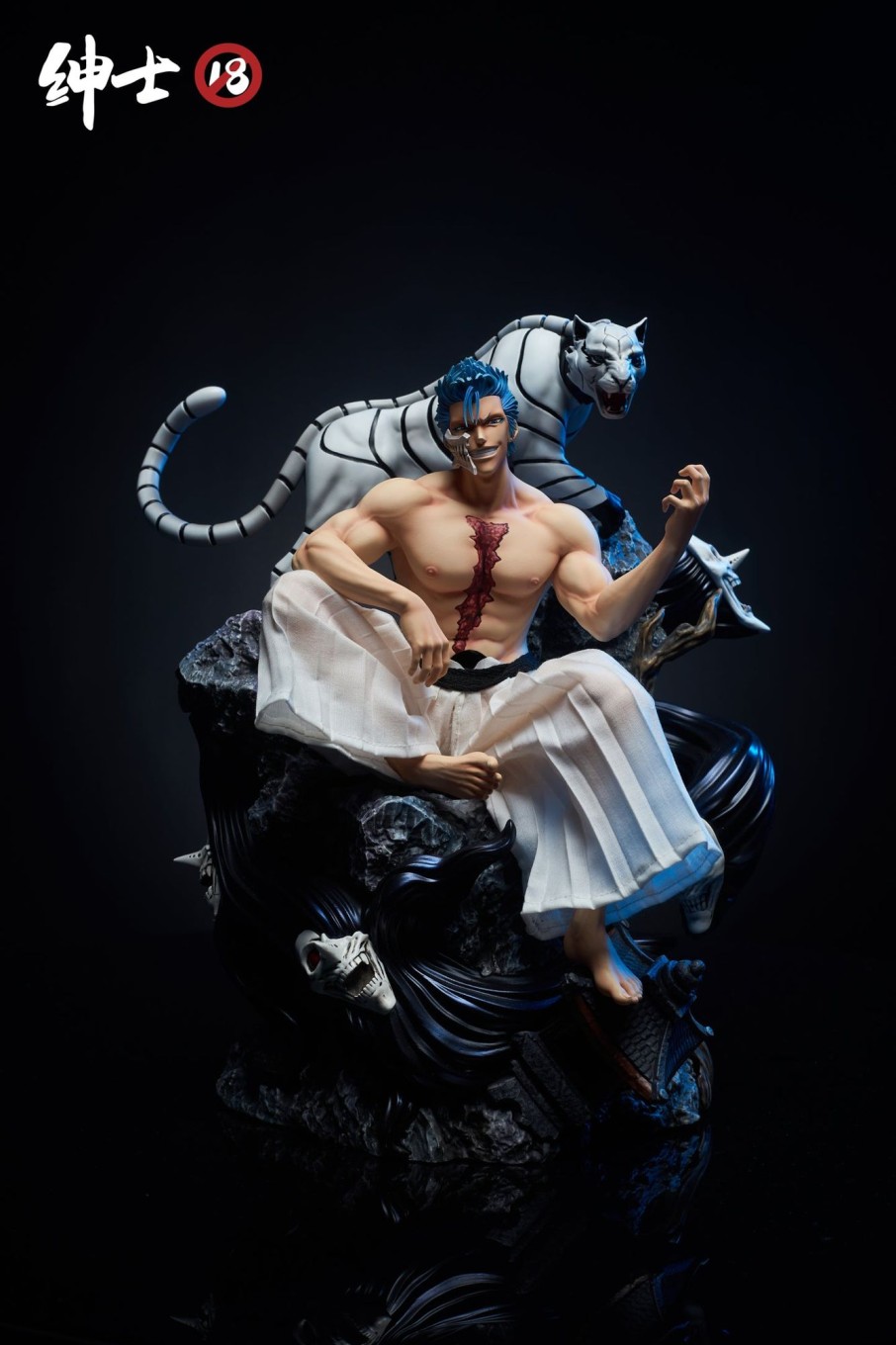 Statues/Figures GENTLEMAN 18 STUDIO Bleach | Gentleman 18 Studio Bleach: Grimmjow Jaegerjaquez (18+) [Sold Out]