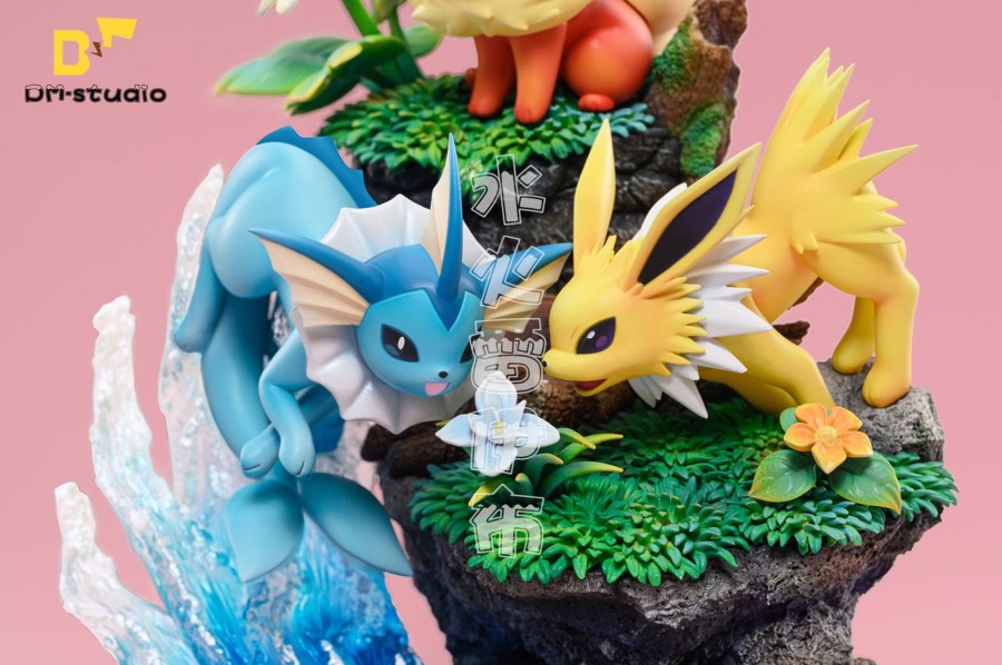 Statues/Figures DM STUDIO Pokemon | Dm Studio Pokemon: Eevee Family Combination Series 1. Vaporeon, Jolt