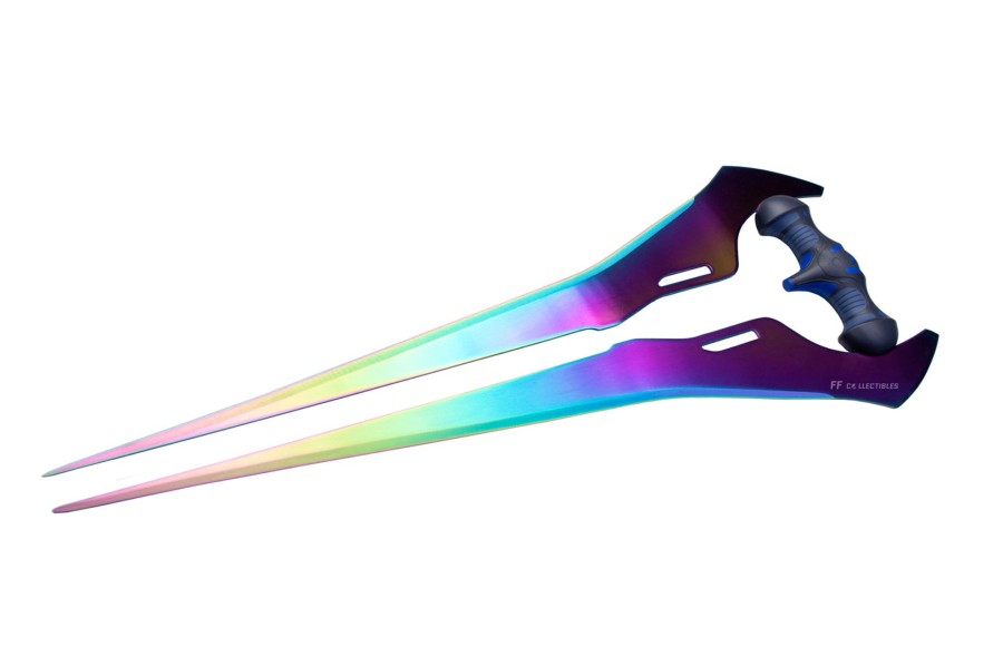 Games Swords FF COLLECTIBLES | Halo The Type-1 Energy Sword Rainbow Titanium Edition (Life Size Met