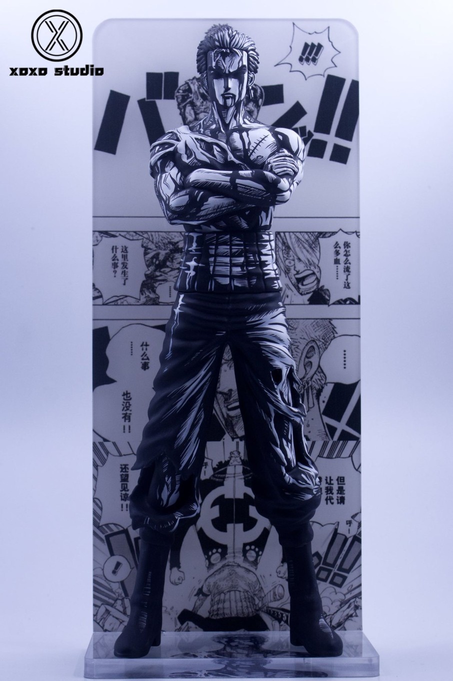 Statues/Figures XOXO STUDIO One Piece | Xoxo Studio One Piece: Black And White Manga Series, Bloody Zoro [In