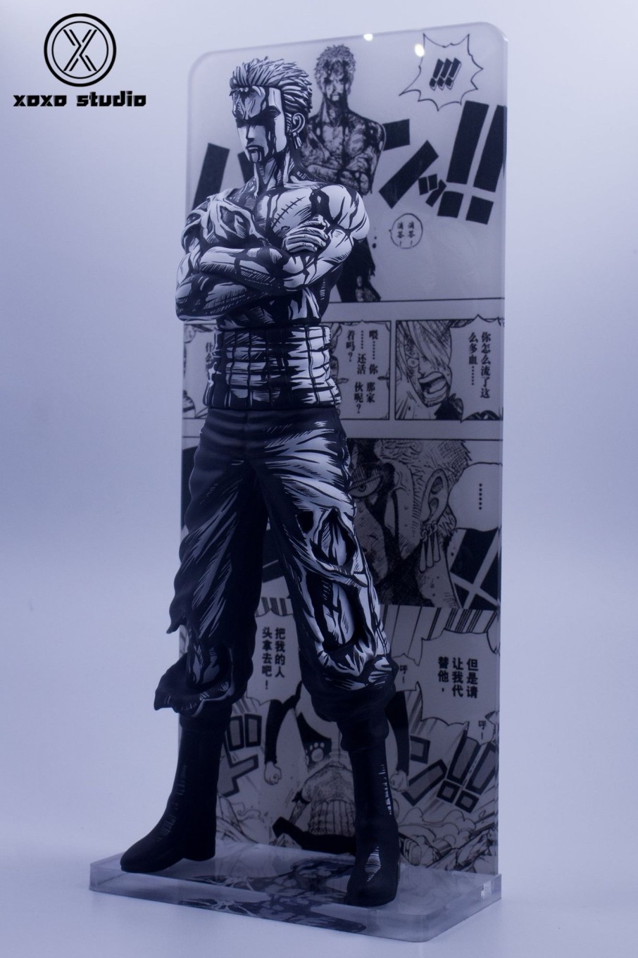 Statues/Figures XOXO STUDIO One Piece | Xoxo Studio One Piece: Black And White Manga Series, Bloody Zoro [In