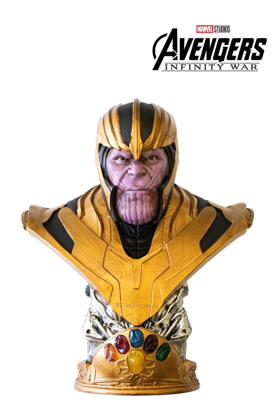 Movie Collectibles FF COLLECTIBLES | Marvel'S Avengers - Thanos Bust Model Statue Figure (Resin Replica W L