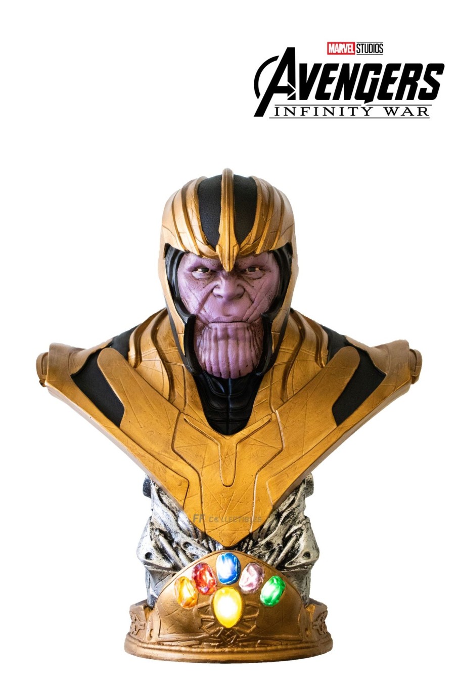 Movie Collectibles FF COLLECTIBLES | Marvel'S Avengers - Thanos Bust Model Statue Figure (Resin Replica W L