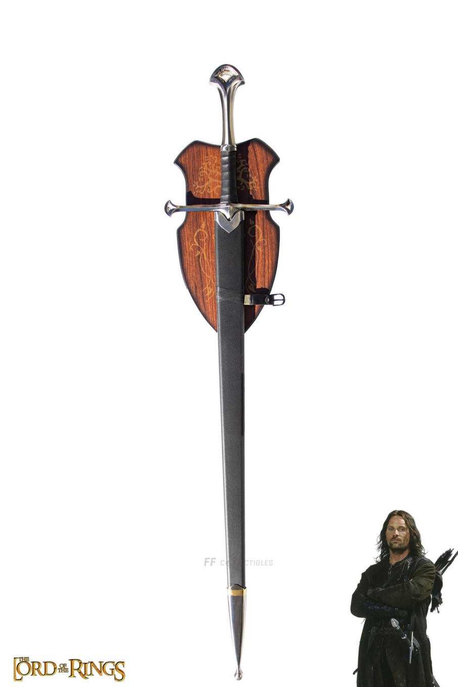 Movie Collectibles FF COLLECTIBLES | Lord Of The Rings- Anduril, Flame Of The West, Sword Of Aragorn (+ Wal