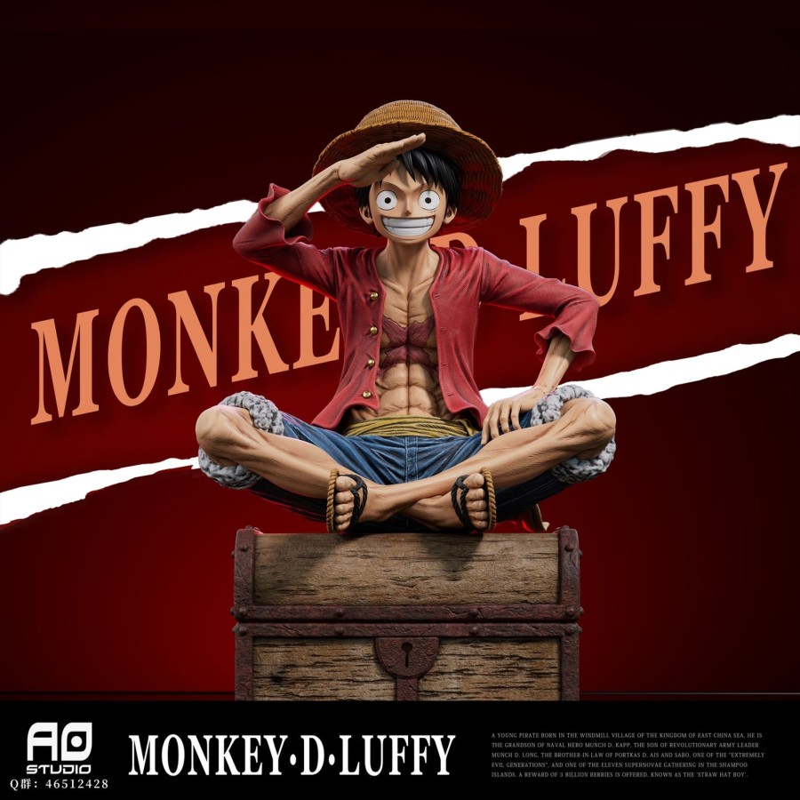 Statues/Figures AO STUDIO One Piece | Ao Studio One Piece: Three Brothers Series 2. Luffy [Sold Out]