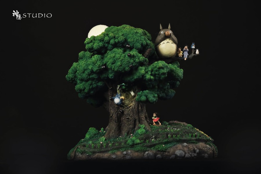 Statues/Figures SHEN YIN STUDIO Studio Ghibli | Shen Yin Studio My Neighbor Totoro: Stop-Motion Memories Series, Flu