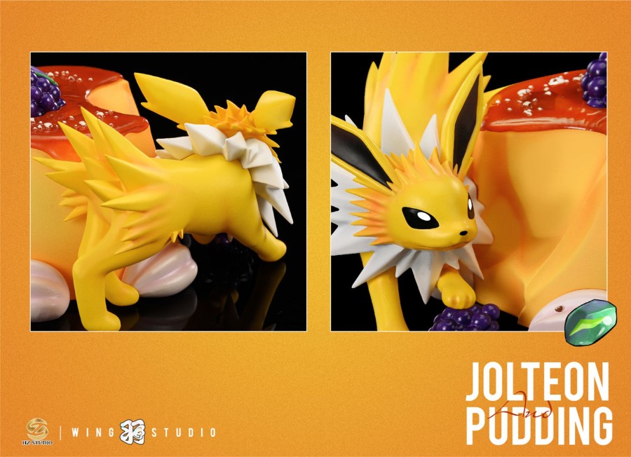 Statues/Figures WING x HZ STUDIO Pokemon | Wing X Hz Studio Pokemon: Dessert Series 08. Jolteon Pudding [Pre-Or