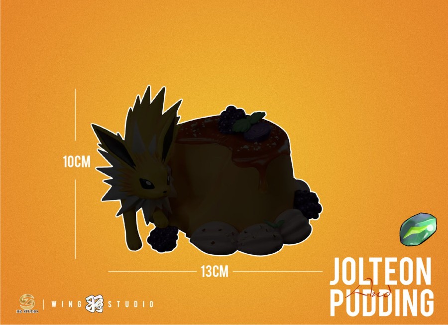 Statues/Figures WING x HZ STUDIO Pokemon | Wing X Hz Studio Pokemon: Dessert Series 08. Jolteon Pudding [Pre-Or