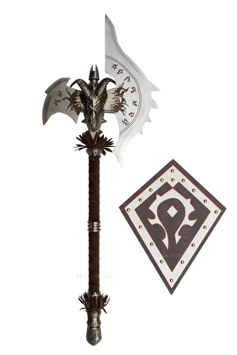 Games Swords FF COLLECTIBLES | World Of Warcraft - Shadowmourne Axe Replica (With Free Wall Plaque)