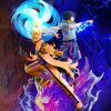 Statues/Figures THIRD EYE STUDIO Naruto | Third Eye Studio Naruto: Kurama Mode Naruto And Sasuke [Pre-Order]