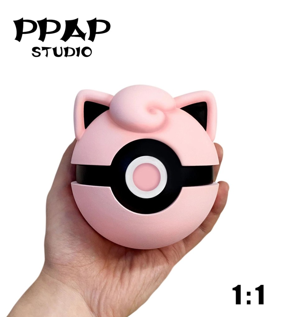 Statues/Figures PPAP STUDIO Pokemon | Ppap Studio Pokemon: Slowpoke And Jigglypuff Poke Ball [Sold Out]