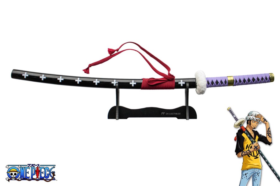 Anime Swords FF COLLECTIBLES | One Piece Kikoku, The Sword Of Trafalgar Law (W Free Sword Stand)