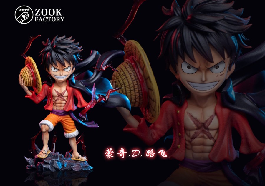 Statues/Figures ZOOK FACTORY STUDIO One Piece | Zook Factory Studio One Piece: The Three Supernova Captains, Luffy,