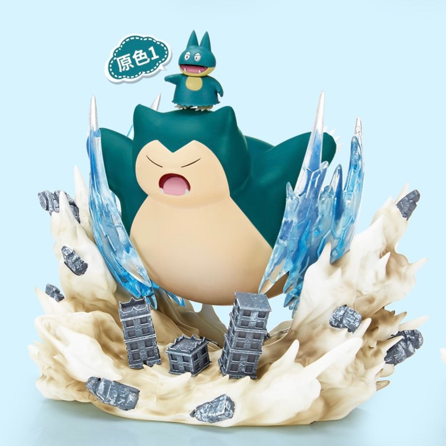 Statues/Figures XO STUDIO Pokemon | Xo Studio Pokemon: Gen 1 Scale World Series, Snorlax Evolution Famil