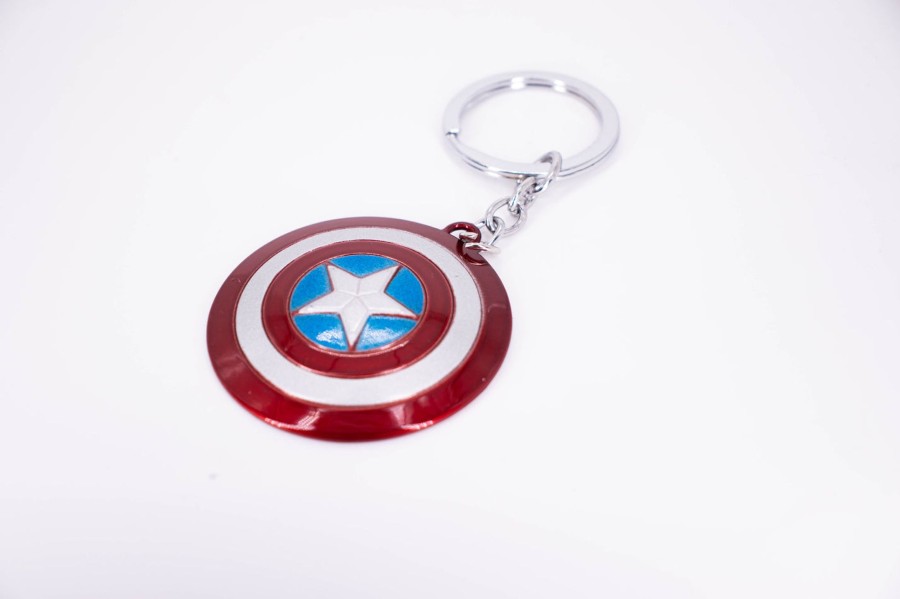 Movie Collectibles FF COLLECTIBLES | Marvel'S Avengers Captain America'S Shield Keychain