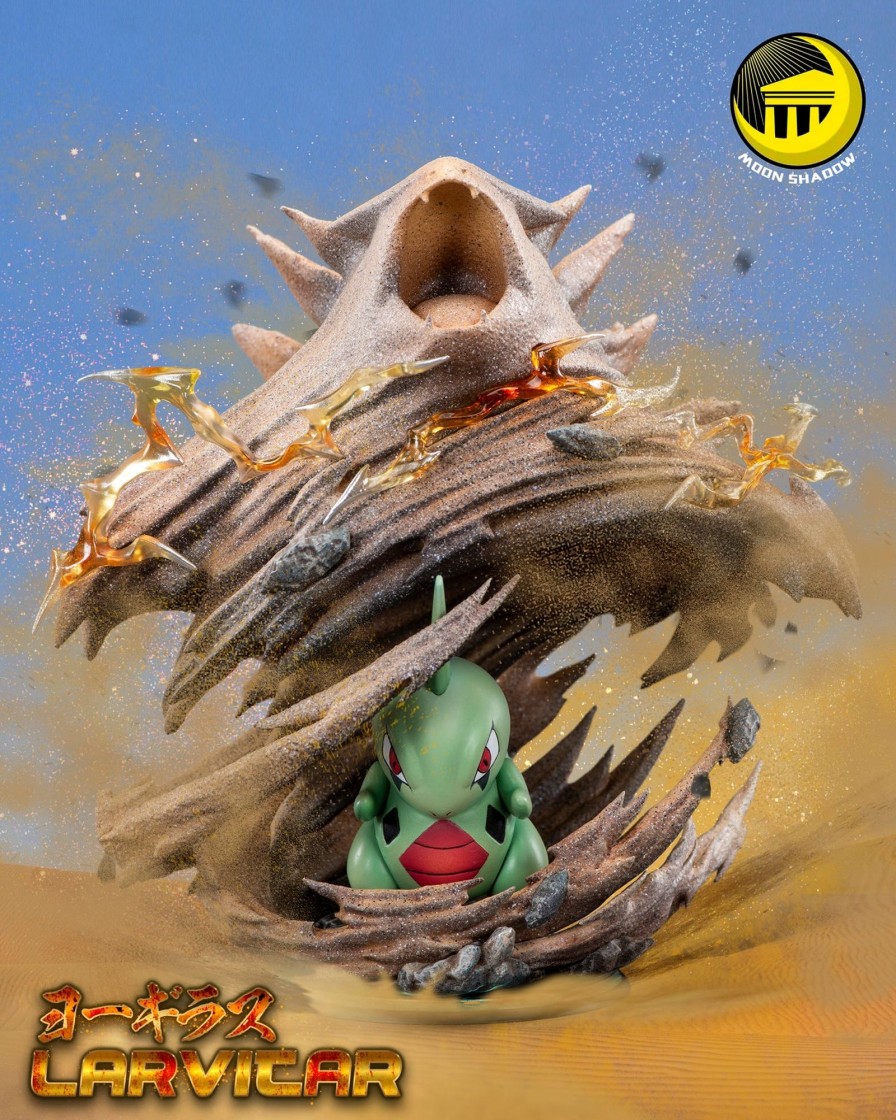 Statues/Figures MOON SHADOW STUDIO Pokemon | Moon Shadow Studio Pokemon: Awakening Series 7. Larvitar [Sold Out]