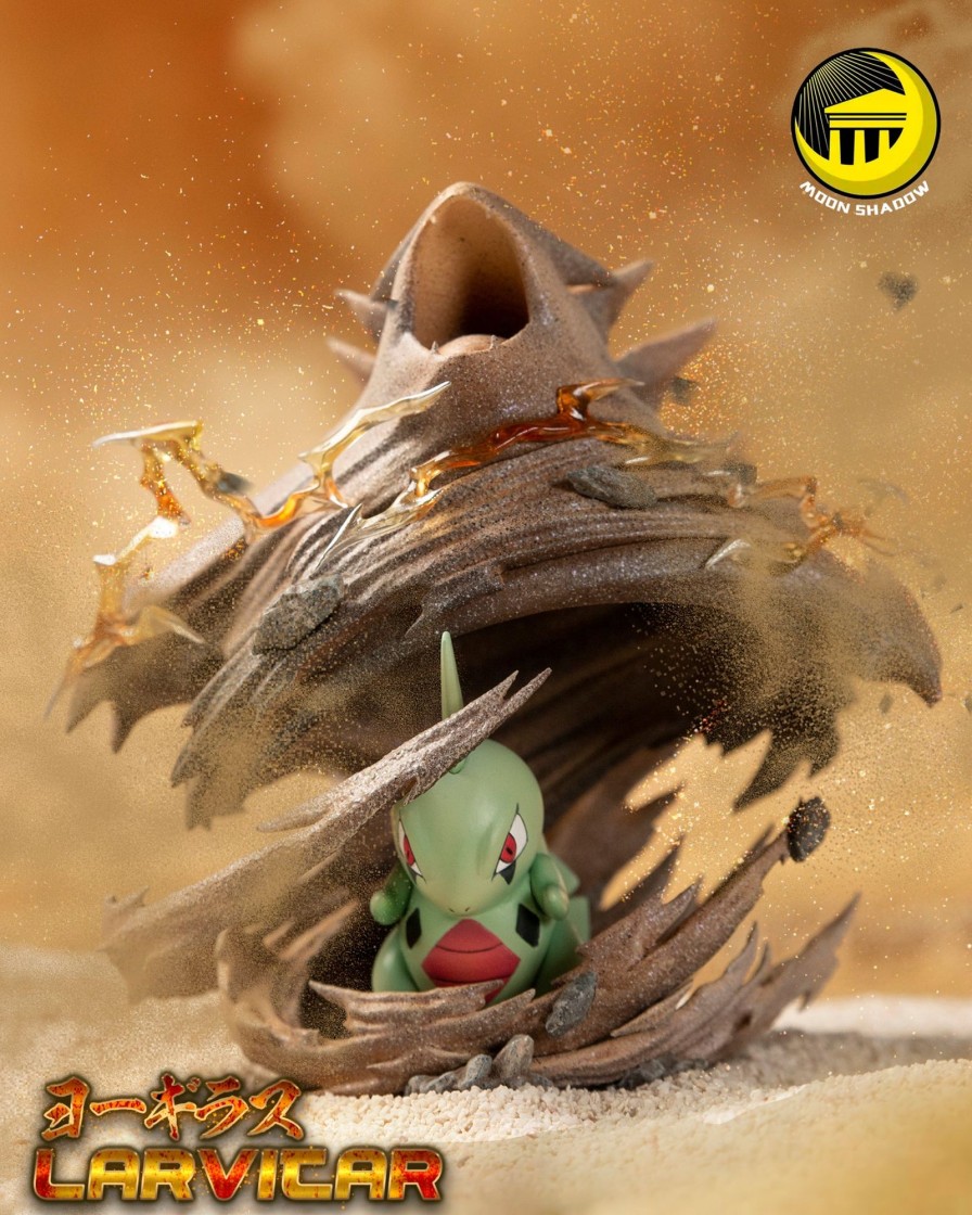 Statues/Figures MOON SHADOW STUDIO Pokemon | Moon Shadow Studio Pokemon: Awakening Series 7. Larvitar [Sold Out]