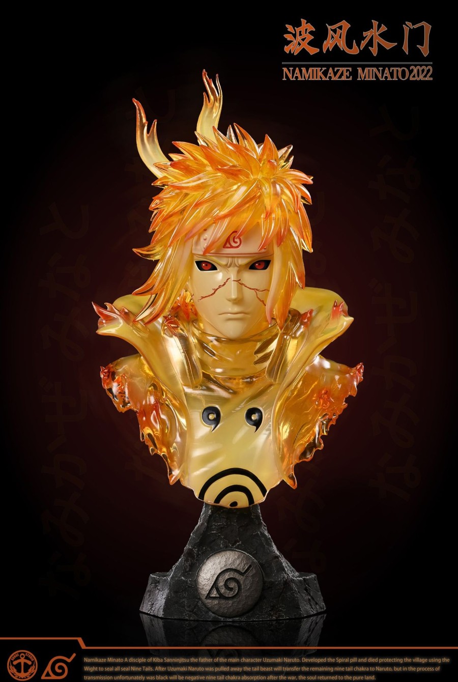 Statues/Figures SURGE STUDIO Naruto | Surge Studio Naruto: Bust Series, Naruto And Minato [In Stock]