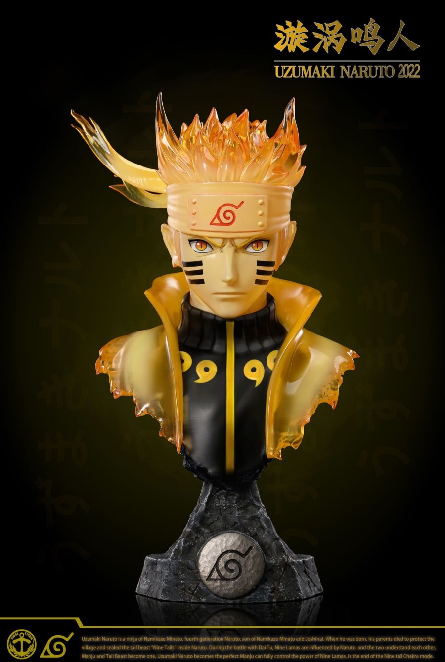 Statues/Figures SURGE STUDIO Naruto | Surge Studio Naruto: Bust Series, Naruto And Minato [In Stock]