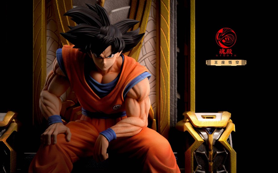 Statues/Figures SOUL TEMPLE STUDIO Dragon Ball | Hun Dian Studio Dragon Ball Z: Throne Goku [Discontinued]