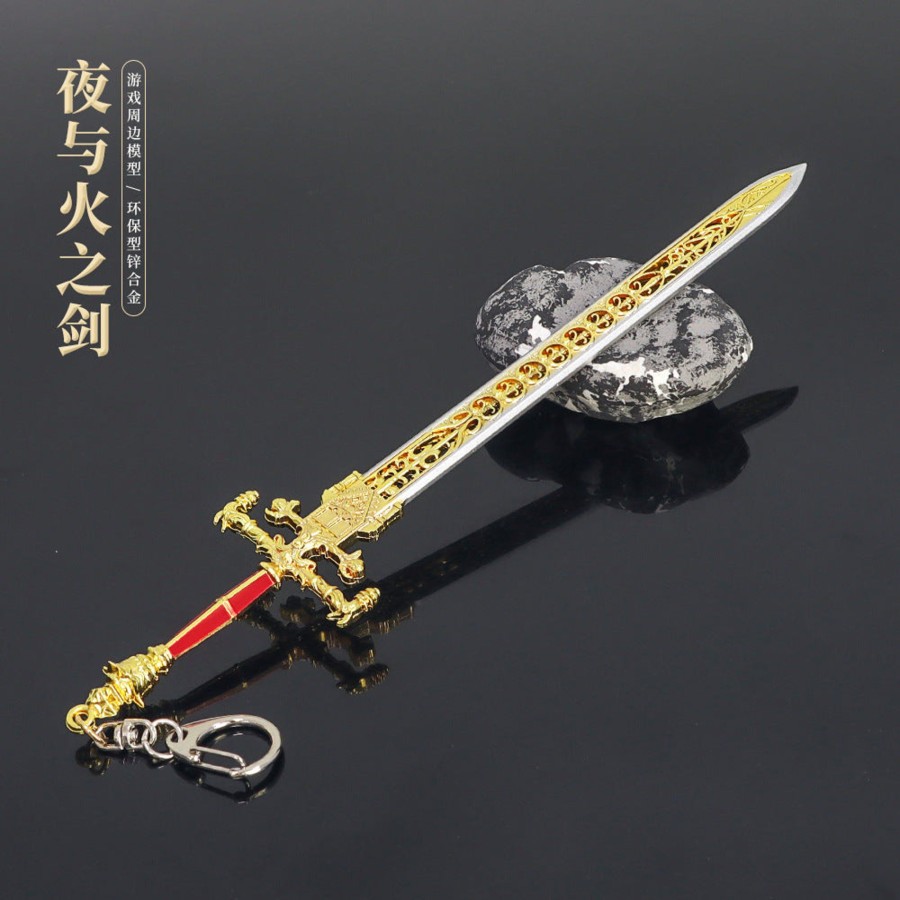 Keychains And Mini Replicas FF COLLECTIBLES | Elden Ring Sword Of Night And Flame Keychain