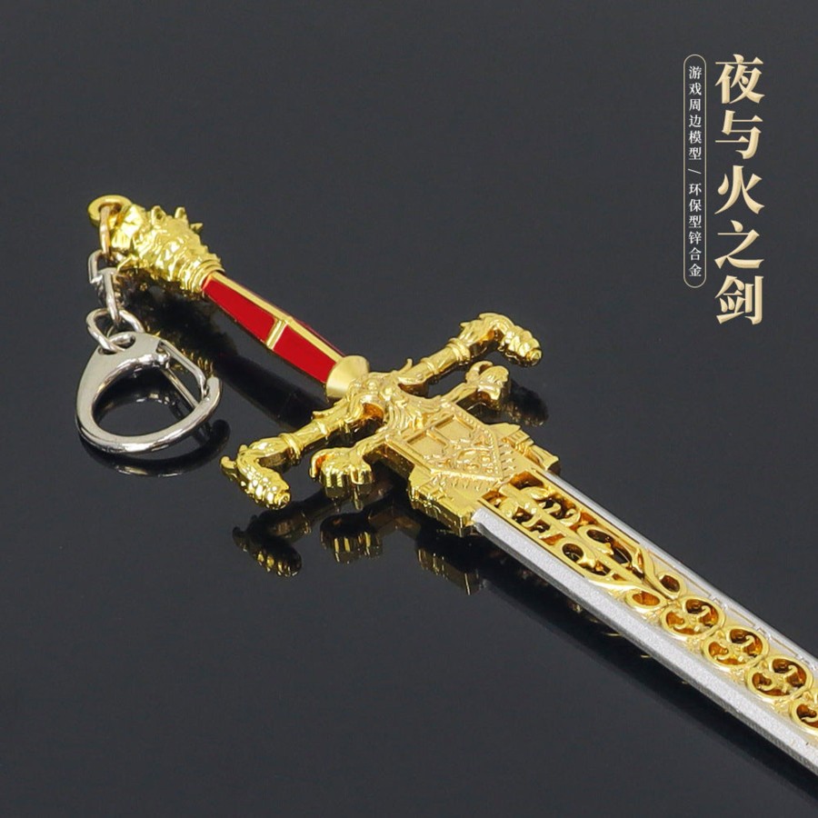 Keychains And Mini Replicas FF COLLECTIBLES | Elden Ring Sword Of Night And Flame Keychain