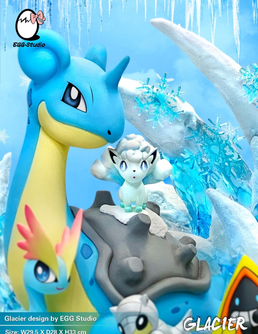 Statues/Figures EGG STUDIO Pokemon | Egg Studio Pokemon: Ice-Type Pokemon, Lapras Glacier [Pre-Order]