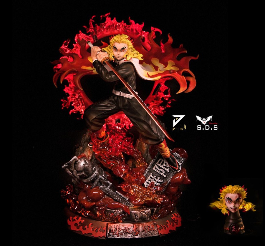 Statues/Figures JIANKE x SDS STUDIO Demon Slayer | Jianke X Sds Studio Demon Slayer: Flame Hashira Kyojuro Rengoku [S