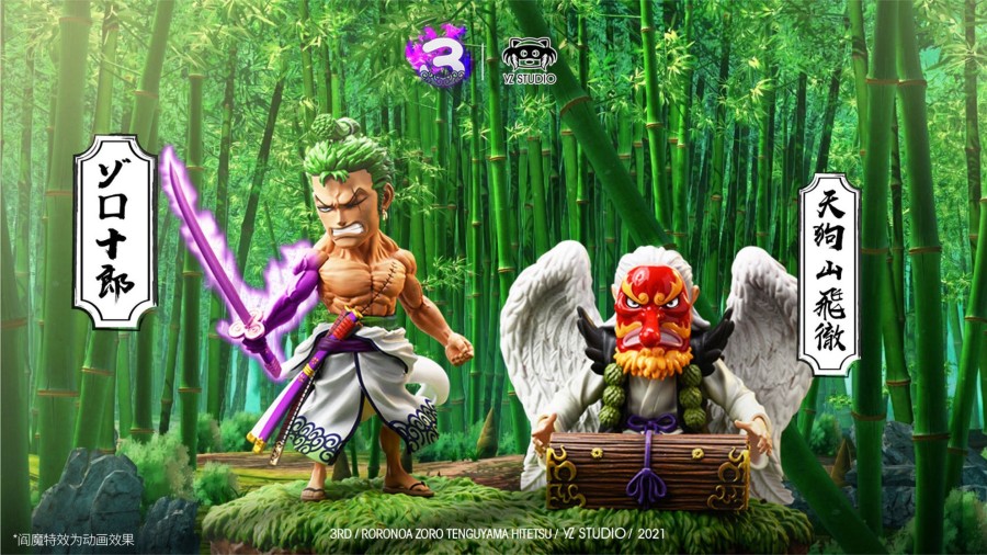 Statues/Figures YZ STUDIO One Piece | Yz Studio One Piece: Zorojuro & Tenguyama Hitetsu [In Stock]