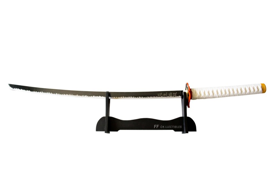 Anime Swords FF COLLECTIBLES | Demon Slayer - Kyojuro Rengoku'S Nichirin Sword (W Free Sword Stand)