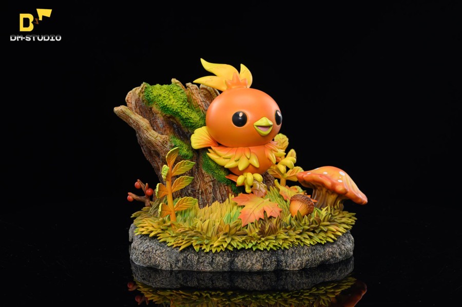 Statues/Figures DM STUDIO Pokemon | Dm Studio Pokemon: Hoenn Starter Pokemon Combination Series 2. Torch