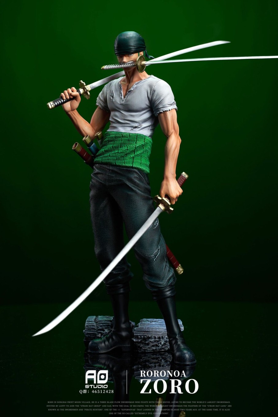 Statues/Figures AO STUDIO One Piece | Ao Studio One Piece: Zoro Series 1. Pre-Timeskip Roronoa Zoro [Pre-O