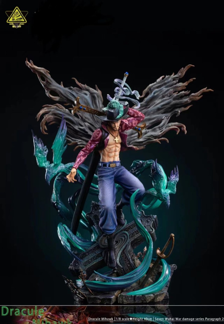 Statues/Figures SUPER BOMB STUDIO One Piece | Super Bomb Studio One Piece: 7 Warlords Battle Damaged Series 2. "Ha