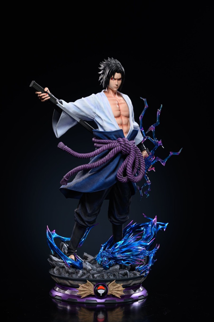 Statues/Figures EVIL STUDIO Naruto | Evil Studio Naruto: White Outfit Sasuke Uchiha [Pre-Order]