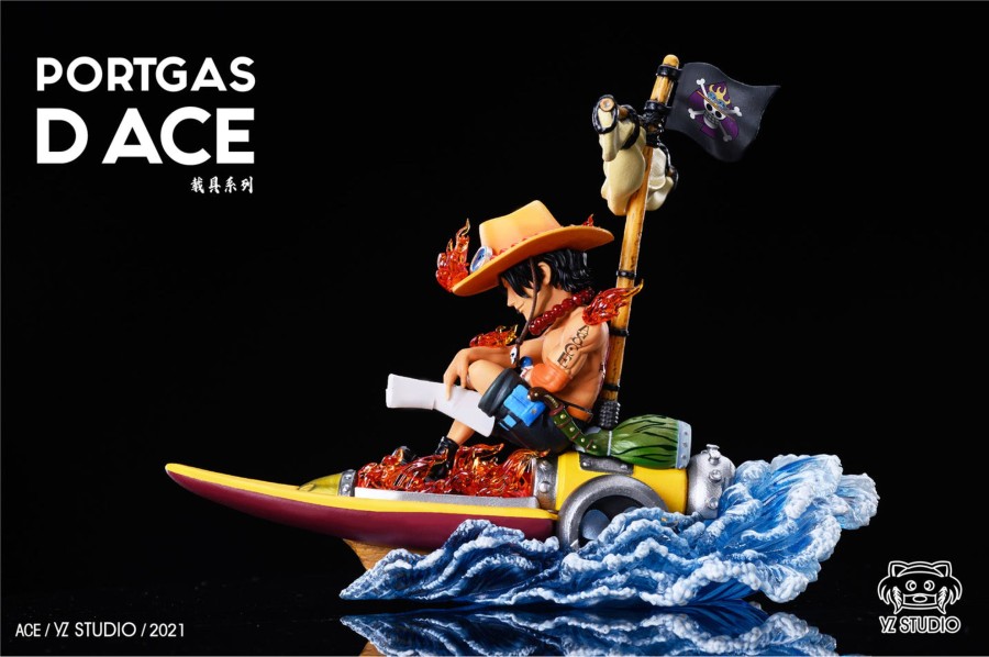 Statues/Figures YZ STUDIO One Piece | Yz Studio One Piece: Ace And Striker [In Stock]