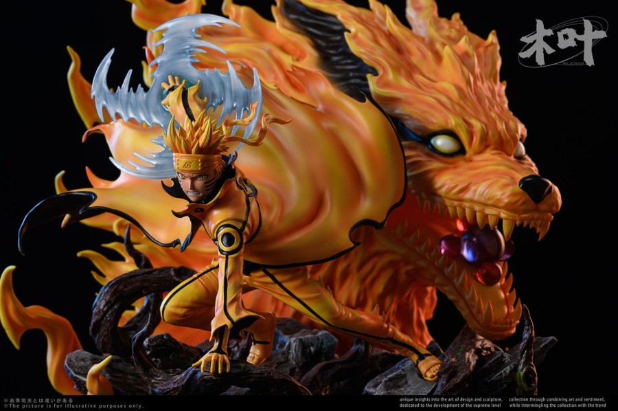 Statues/Figures KONOHA STUDIO Naruto | Konoha Studio Naruto: 4Th Great Shinobi War Kurama Chakra Mode Narut