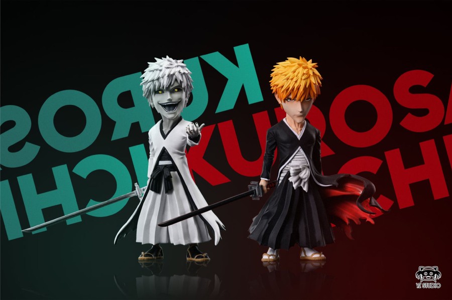 Statues/Figures YZ STUDIO Bleach | Yz Studio Bleach: Life Of Ichigo Kurosaki 3. Black Ichigo And 4. Whi